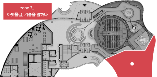2구역_아랫물 길, 기술을 말하다 단면도